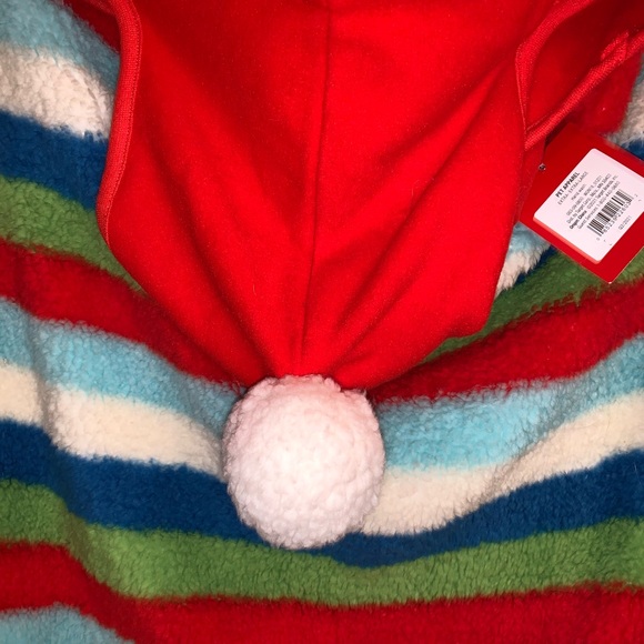 Wondershop Dog Sherpa/Fleece sweater with Santa Hoodie and White PomPom Size XXL - Picture 9 of 14